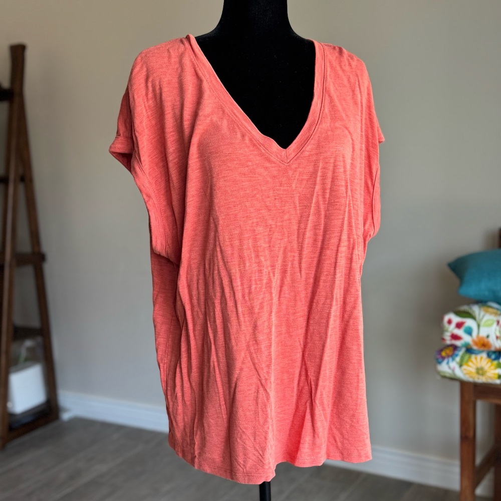 Jessica Simpson Orange Raglan Top